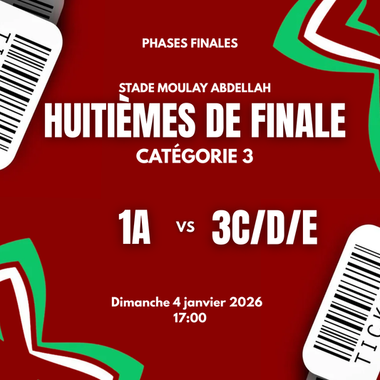 Huitièmes de Finale | Catégorie 3